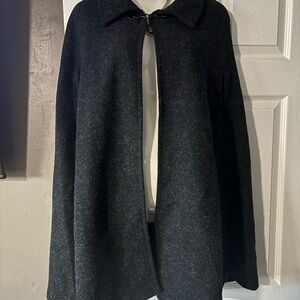 Elegant Black Cape for Women